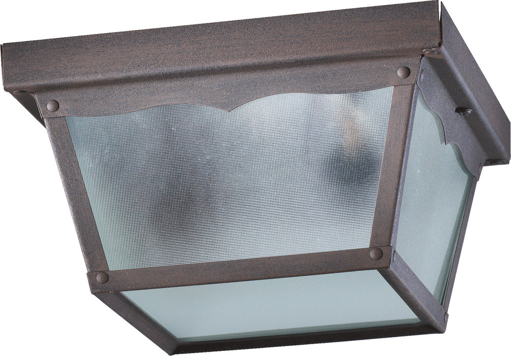 Quorum - 3080-9-5 - Two Light Ceiling Mount - Outdoor Rust - Rust