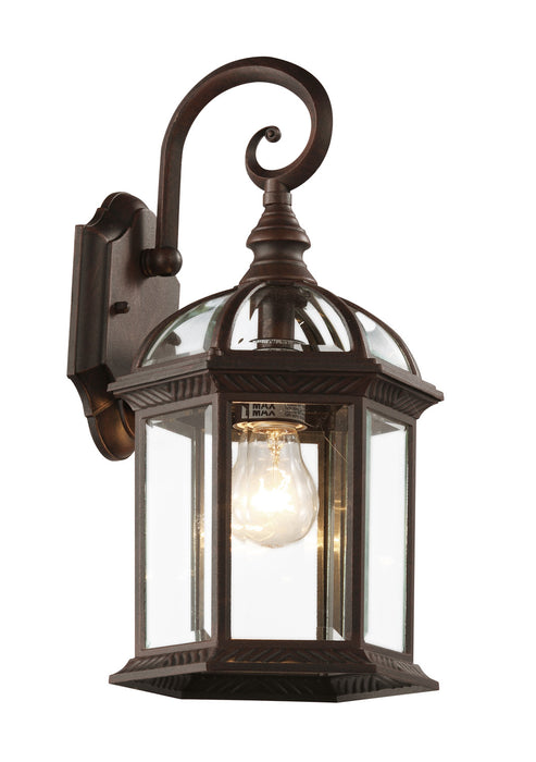 Trans Globe Imports - 4181 RT - One Light Wall Lantern - Wentworth - Rust