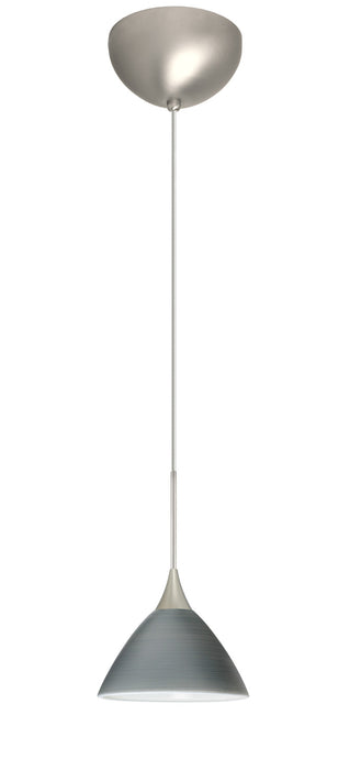 Besa - 1XC-1743TN-LED-SN - One Light Pendant - Domi - Satin Nickel