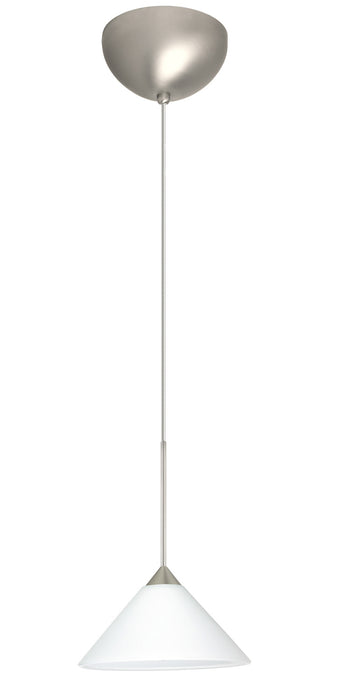 Besa - 1XC-117607-LED-SN - One Light Pendant - Kona - Satin Nickel