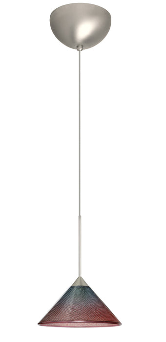 Besa - 1XC-117691-LED-SN - One Light Pendant - Kona - Satin Nickel