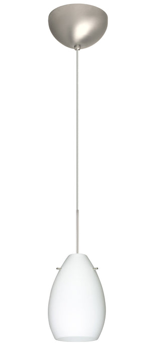 Besa - 1XC-171307-LED-SN - One Light Pendant - Pera - Satin Nickel