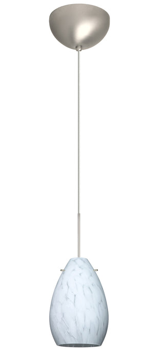 Besa - 1XC-171319-LED-SN - One Light Pendant - Pera - Satin Nickel