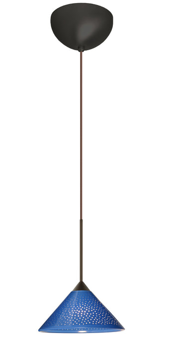 Besa - 1XC-282484-LED-BR - One Light Pendant - Kona - Bronze