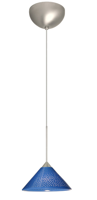 Besa - 1XC-282484-LED-SN - One Light Pendant - Kona - Satin Nickel