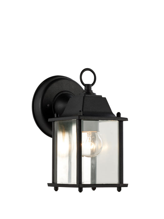 Trans Globe Imports - 40455 BK - One Light Wall Lantern - Patrician - Black