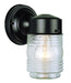 Trans Globe Imports - 4900 BK - One Light Wall Lantern - Quinn - Black