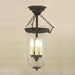 JVI Designs - 1045-08 - Three Light Semi Flush Mount - Sophia - Oil Rubbed Bronze