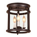 JVI Designs - 3019-08 - Three Light Flush Mount - Murray Hill - Oil Rubbed Bronze