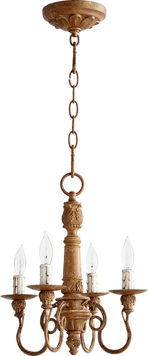 Quorum - 6006-4-94 - Four Light Chandelier - Salento - French Umber