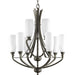 Progress Lighting - P4439-20 - Nine Light Chandelier - Wisten - Antique Bronze