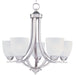 Maxim - 11225FTSN - Five Light Chandelier - Axis - Satin Nickel