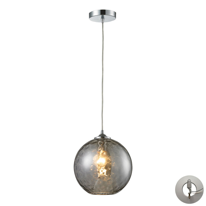 ELK Home - 31380/1SMK-LA - One Light Mini Pendant - Watersphere - Polished Chrome