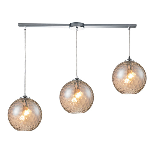 ELK Home - 31380/3L-CMP - Three Light Pendant - Watersphere - Polished Chrome