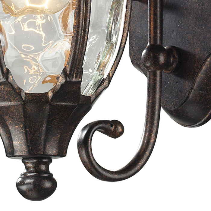 One Light Wall Sconce from the Glendale collection in Regal Bronze finish