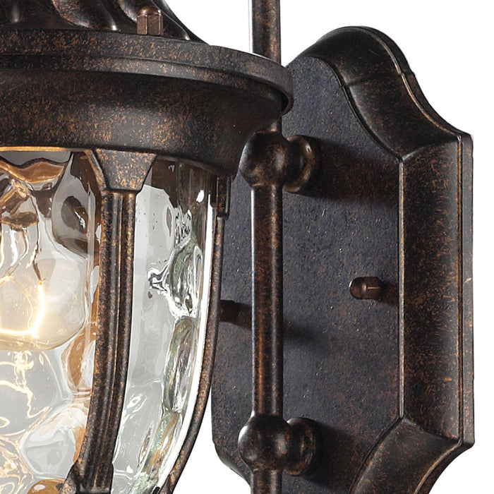 One Light Wall Sconce from the Glendale collection in Regal Bronze finish