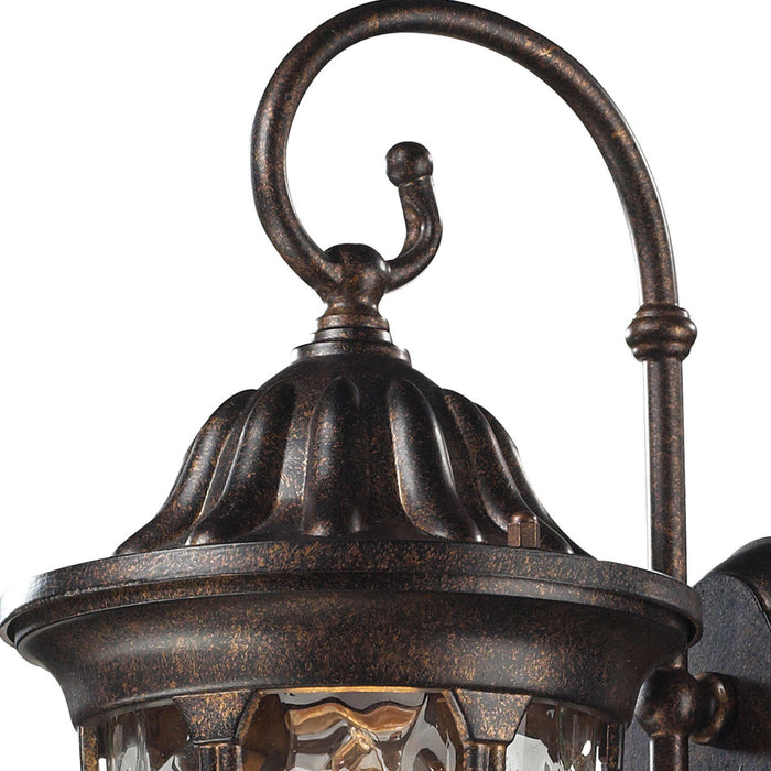 One Light Wall Sconce from the Glendale collection in Regal Bronze finish