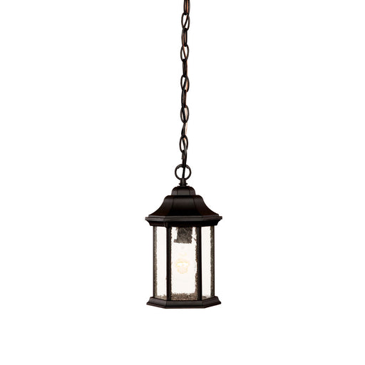 Acclaim Lighting - 5185BK/SD - One Light Outdoor Hanging Lantern - Madison - Matte Black