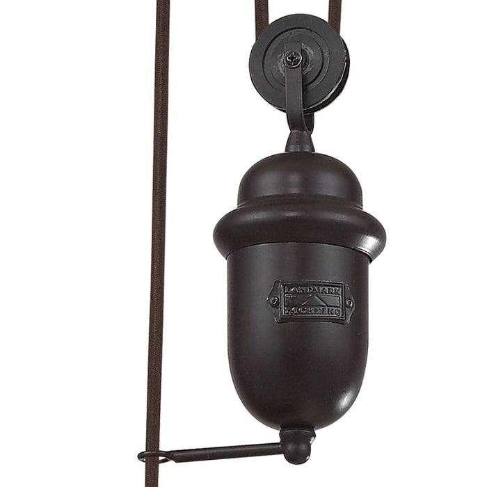 LED Mini Pendant from the Farmhouse collection in Oiled Bronze finish