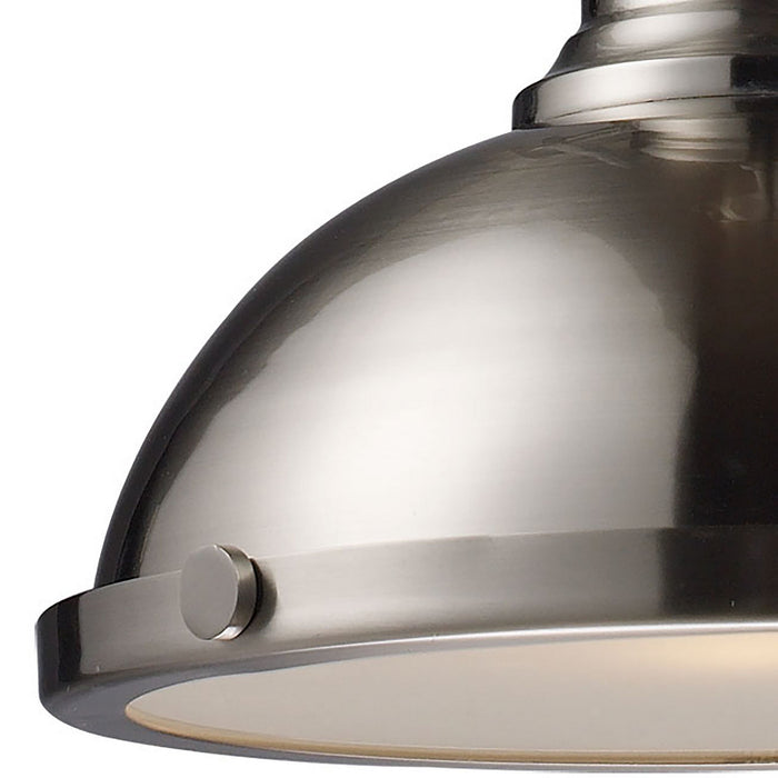 LED Pendant from the Chadwick collection in Satin Nickel finish