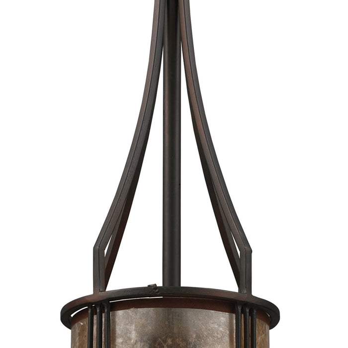 One Light Mini Pendant from the Barringer collection in Aged Bronze finish