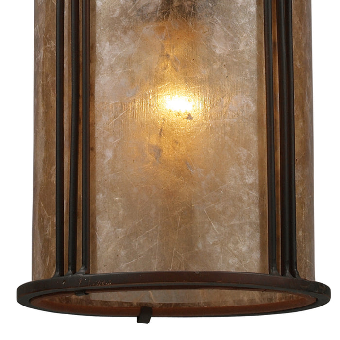 One Light Mini Pendant from the Barringer collection in Aged Bronze finish