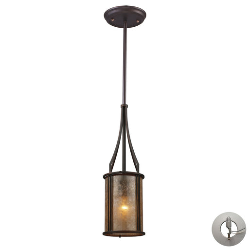 ELK Home - 15033/1-LA - One Light Mini Pendant - Barringer - Aged Bronze