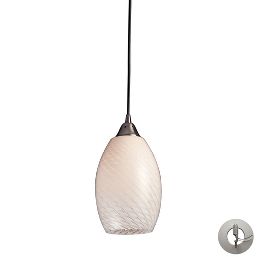 ELK Home - 517-1WS-LA - One Light Mini Pendant - Mulinello - Satin Nickel