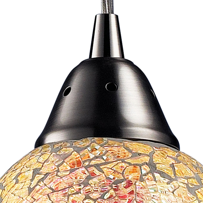 LED Mini Pendant from the Avalon collection in Satin Nickel finish