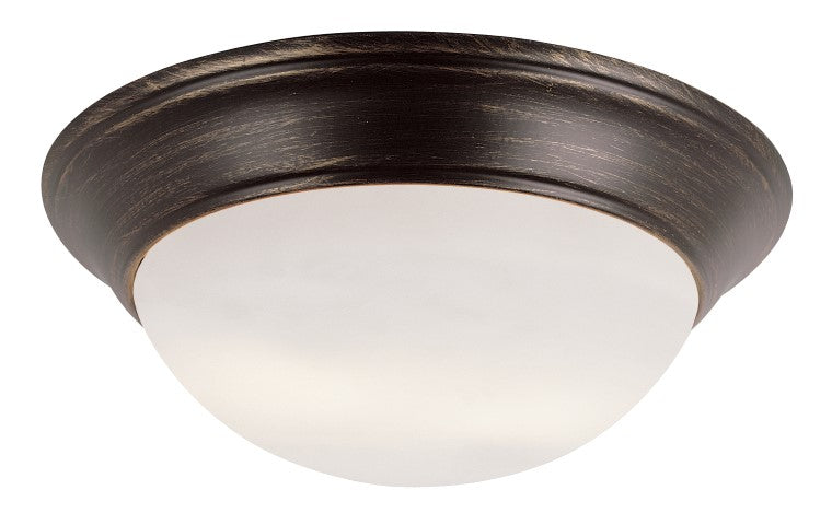 Trans Globe Imports - 57704 ROB - Two Light Flushmount - Bolton - Rubbed Oil Bronze