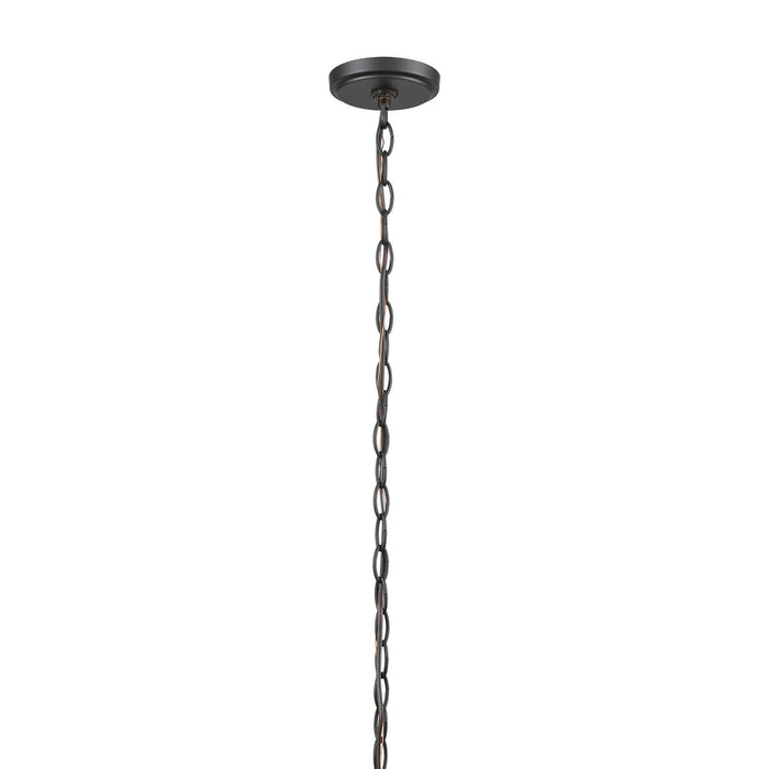 Three Light Chandelier from the Williamsport collection in Oil Rubbed Bronze finish