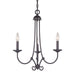 ELK Home - 1503CH/10 - Three Light Chandelier - Williamsport - Oil Rubbed Bronze