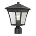 ELK Home - 8411EP/65 - One Light Post Mount - Ridgewood - Matte Textured Black