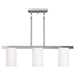 Livex Lighting - 1326-91 - Three Light Chandelier - Astoria - Brushed Nickel