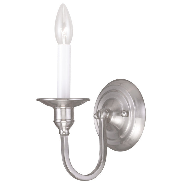 Livex Lighting - 5141-91 - One Light Wall Sconce - Cranford - Brushed Nickel