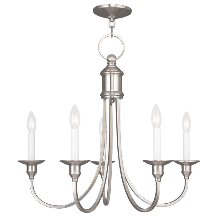 Livex Lighting - 5145-91 - Five Light Chandelier - Cranford - Brushed Nickel