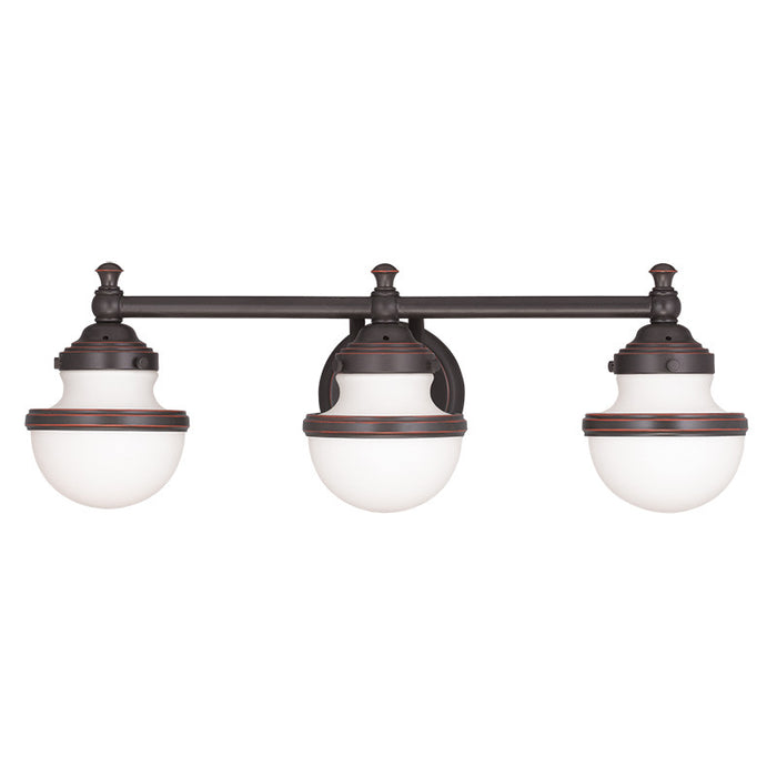 Livex Lighting - 5713-67 - Three Light Bath Vanity - Oldwick - Olde Bronze