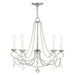 Livex Lighting - 6515-91 - Five Light Chandelier - Pennington - Brushed Nickel