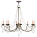 Livex Lighting - 6518-71 - Eight Light Chandelier - Pennington - Hand Applied Venetian Golden Bronze