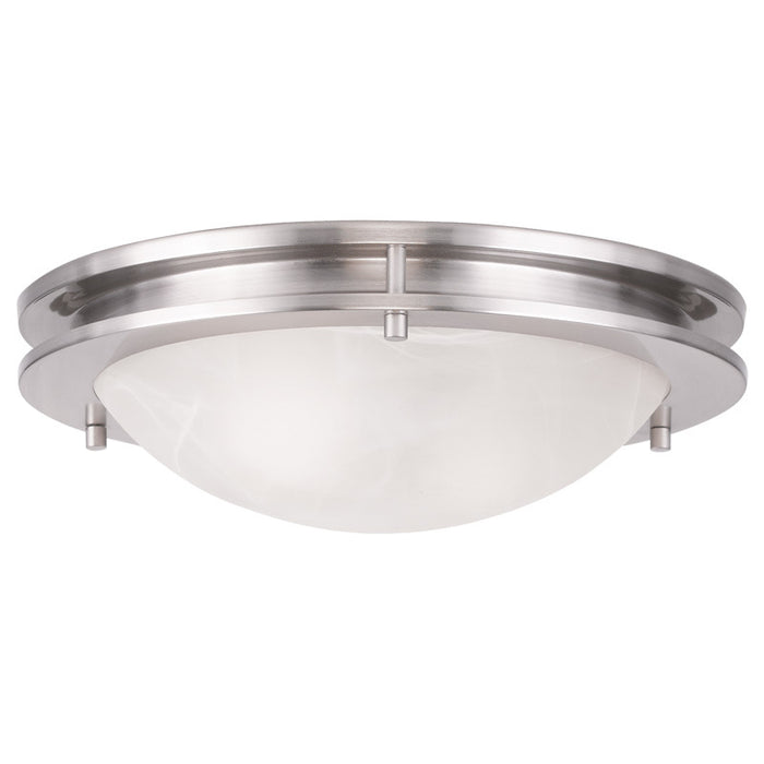 Livex Lighting - 7058-91 - Two Light Ceiling Mount - Ariel - Brushed Nickel