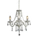 ELK Home - 144-015 - Three Light Chandelier - Theatre - Chrome, Clear, Clear