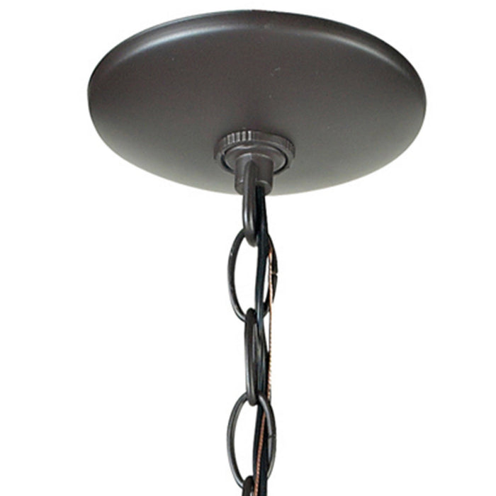 One Light Mini Pendant from the Star collection in Clear, Oiled Bronze, Oiled Bronze finish