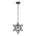 ELK Home - 145-001 - One Light Mini Pendant - Star - Clear, Oiled Bronze, Oiled Bronze