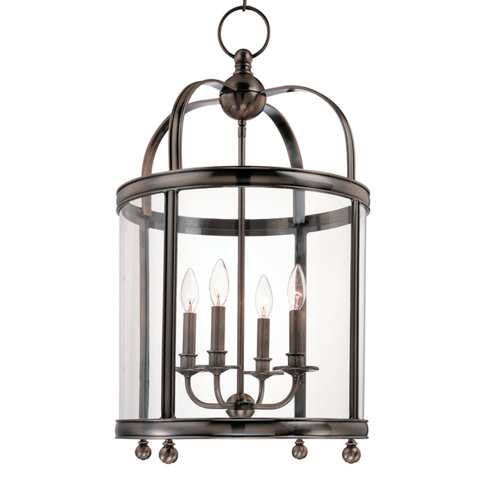 Hudson Valley - 7816-HN - Four Light Pendant - Larchmont - Historic Nickel