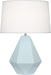 Robert Abbey - 936 - One Light Table Lamp - Delta - Baby Blue Glazed Ceramic w/ Polished Nickel