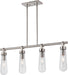 Nuvo Lighting - 60-5265 - Four Light Pendant - Beaker - Brushed Nickel