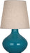 Robert Abbey - PC991 - One Light Table Lamp - June - Peacock Glazed Ceramic