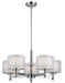 Dolan Designs - 1270-26 - Five Light Chandelier - Double Organza - Chrome