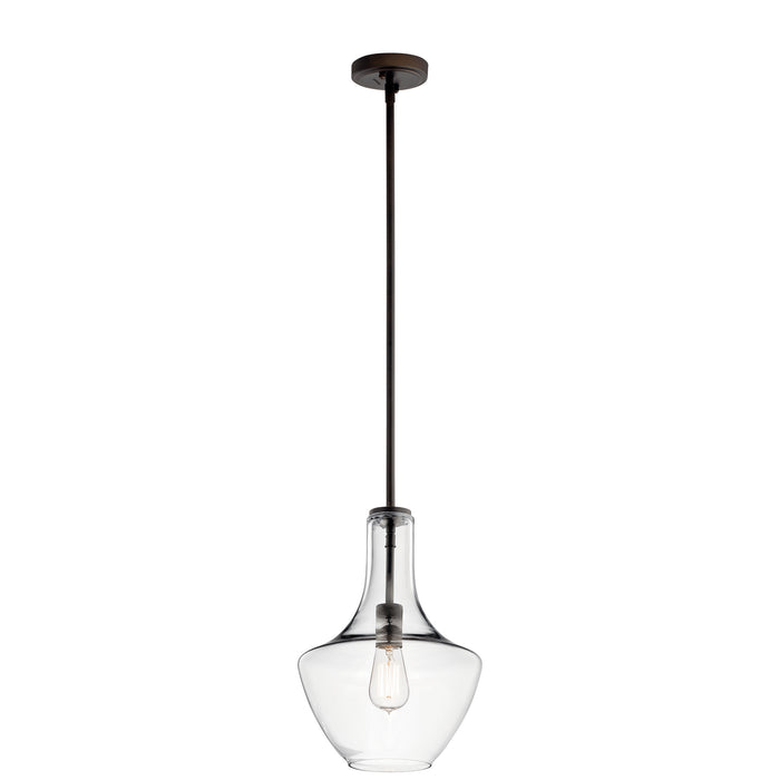 Kichler - 42141OZCLR - One Light Pendant - Everly - Olde Bronze