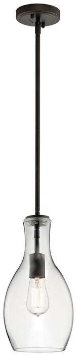 Kichler - 42456OZCLR - One Light Pendant - Everly - Olde Bronze